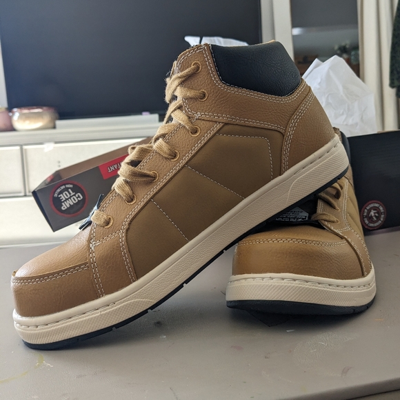 Slip resistant work boot sneaker - Picture 3 of 8